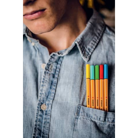 Fineliner Stabilo Point 88® 0,4 mm giallo 88/44
